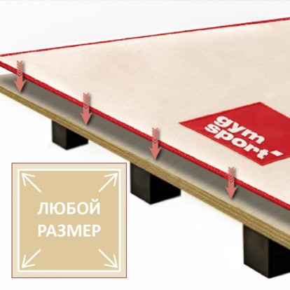 Помост для художественной гимнастики GYMSPORT RHYTHMIC с амортизаторами