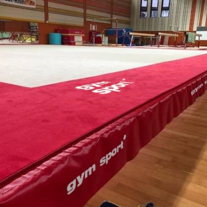 Ковер для спортивной гимнастики и акробатики GYMSPORT STRONG PREMIUM RED 14x14