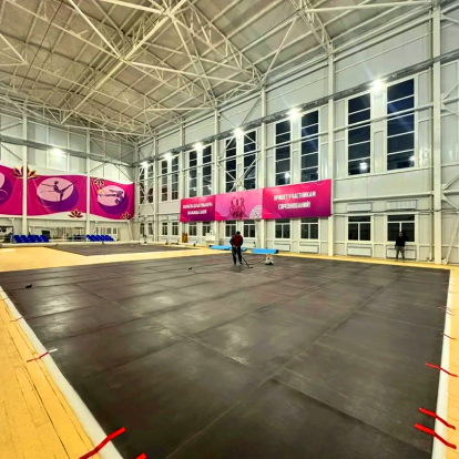 Помост для художественной гимнастики GYMSPORT RHYTHMIC с амортизаторами 11х11 для ковра 12х12