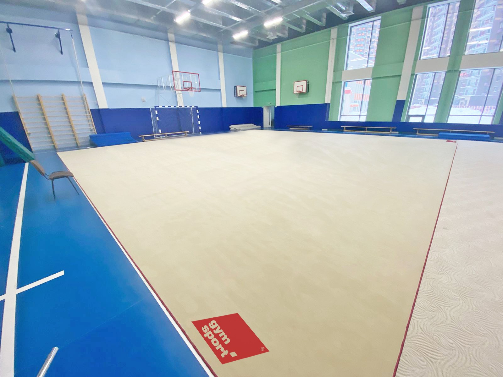 Ковер для художественной гимнастики GYMSPORT PROF PREMIUM 4х4м