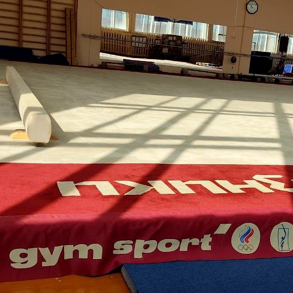 Ковер для спортивной гимнастики и акробатики GYMSPORT STRONG PREMIUM RED 14x14