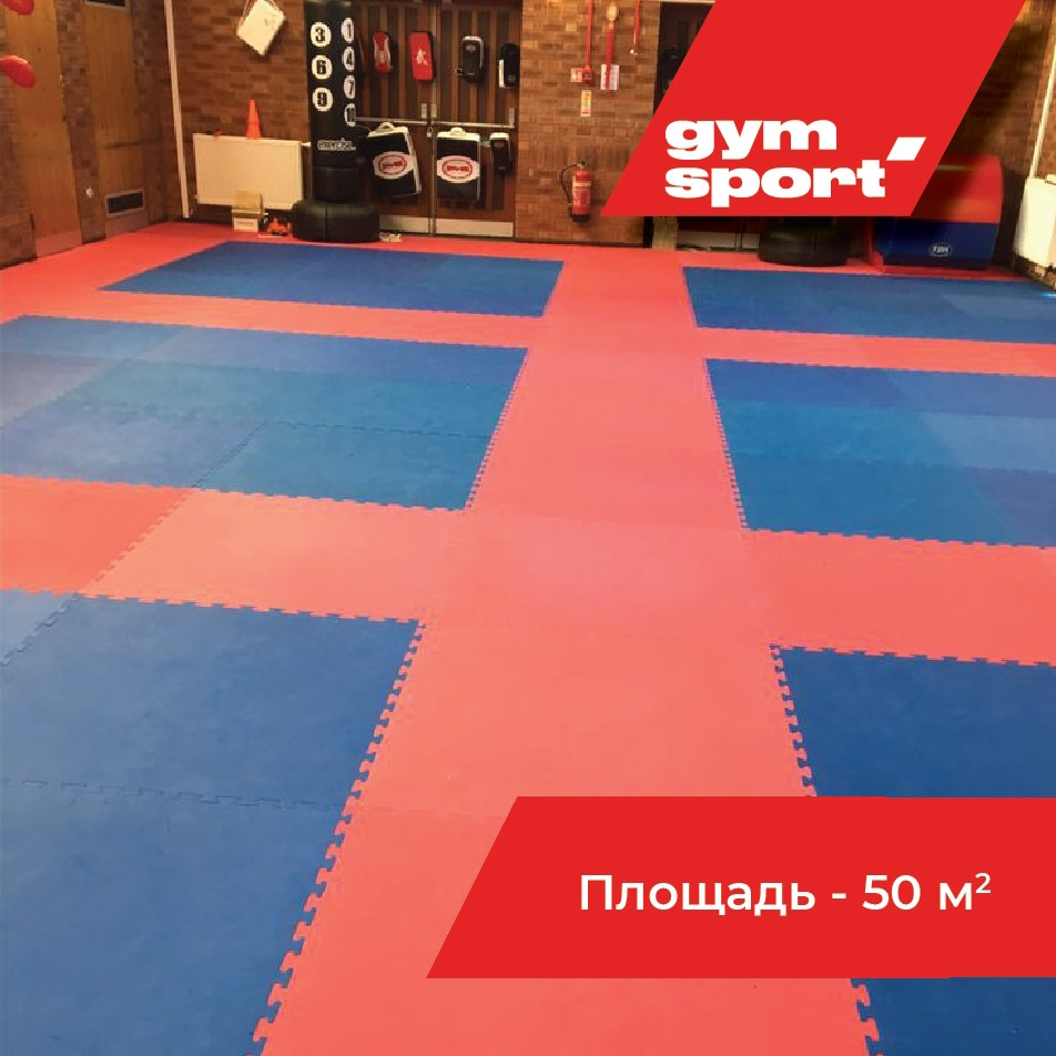 Будо-маты для татами GYMSPORT 1х1 ППЭ. Толщина 40 мм