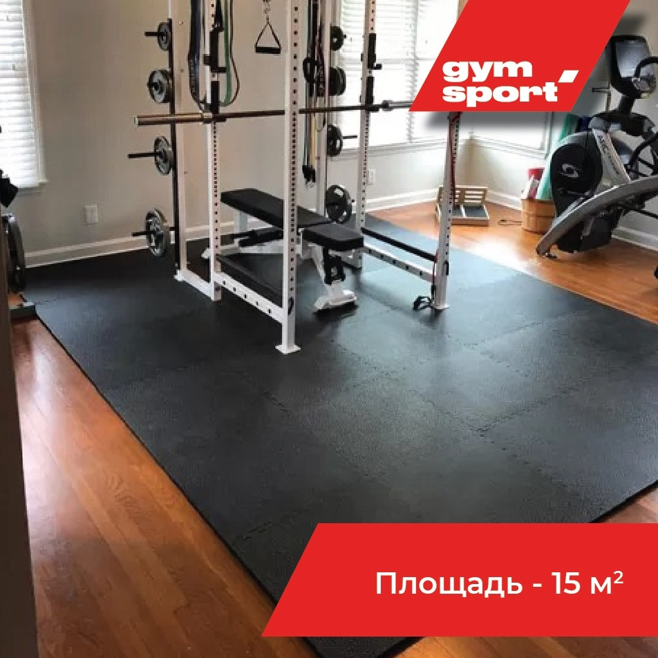 Будо-маты для татами GYMSPORT 1х1 ППЭ. Толщина 10 мм