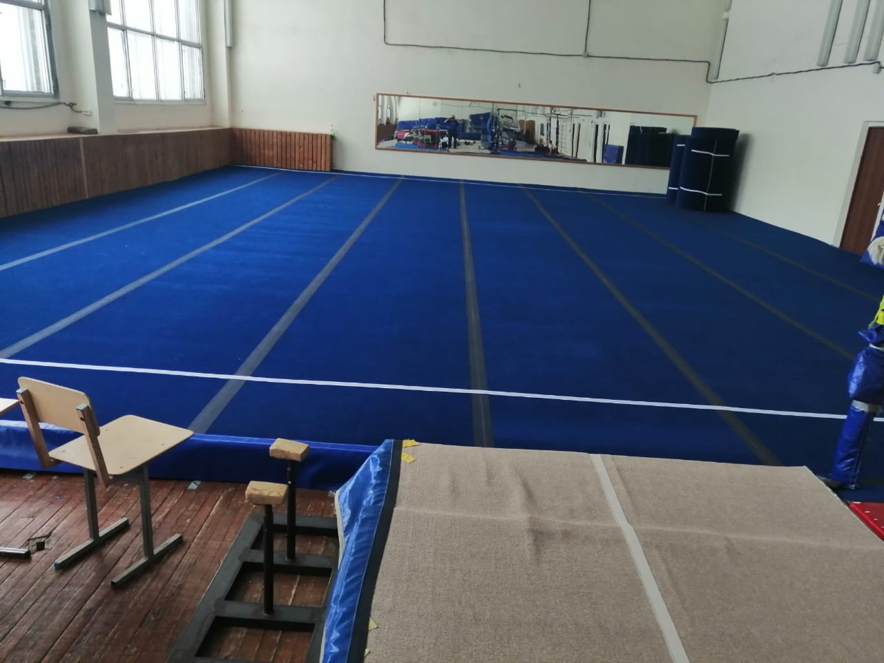 Ковер для спортивной гимнастики и акробатики GYMSPORT STRONG 14x14