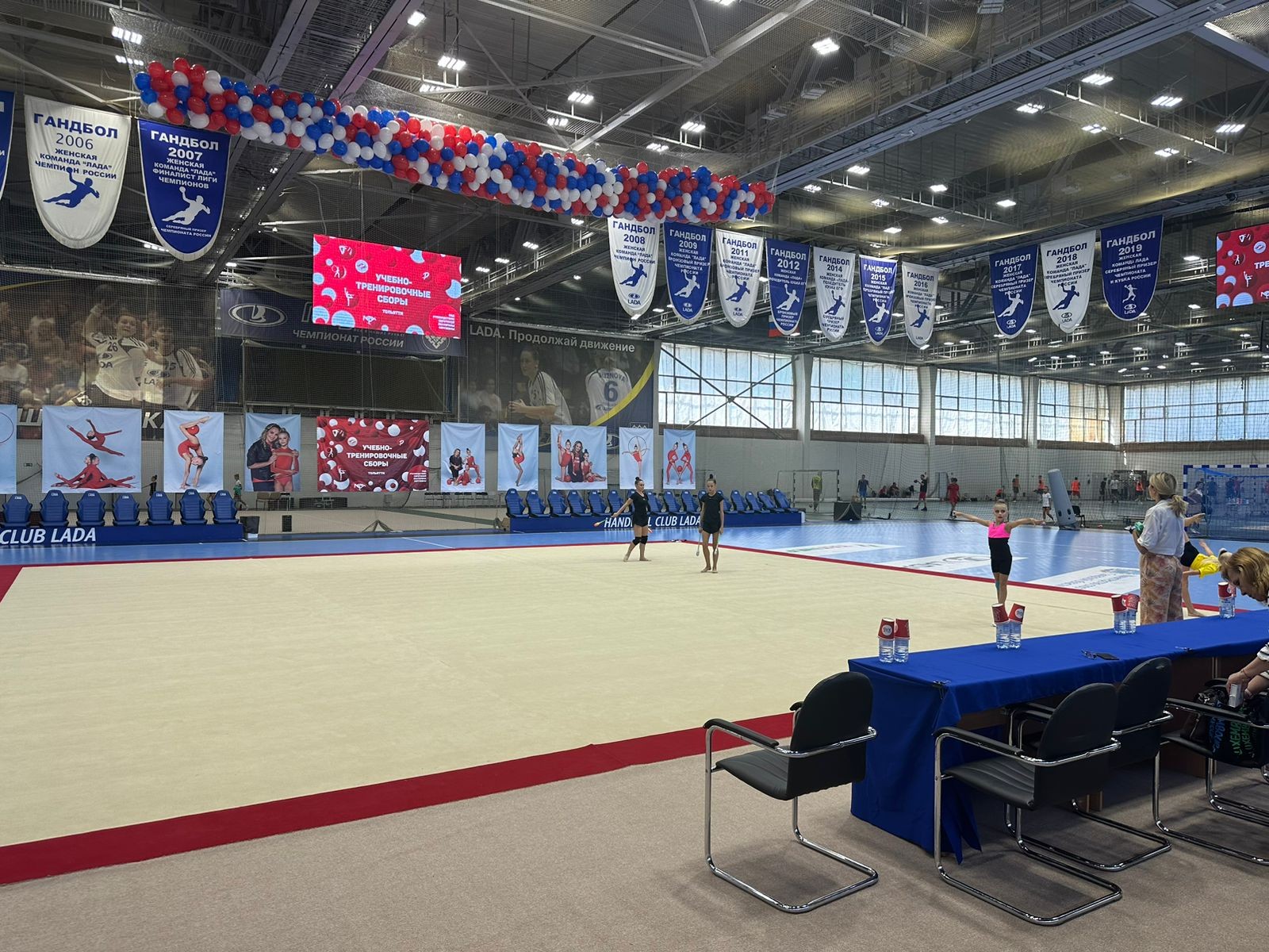 Соревновательный ковер для художественной гимнастики GYMSPORT PROF PREMIUM RED 14Х14