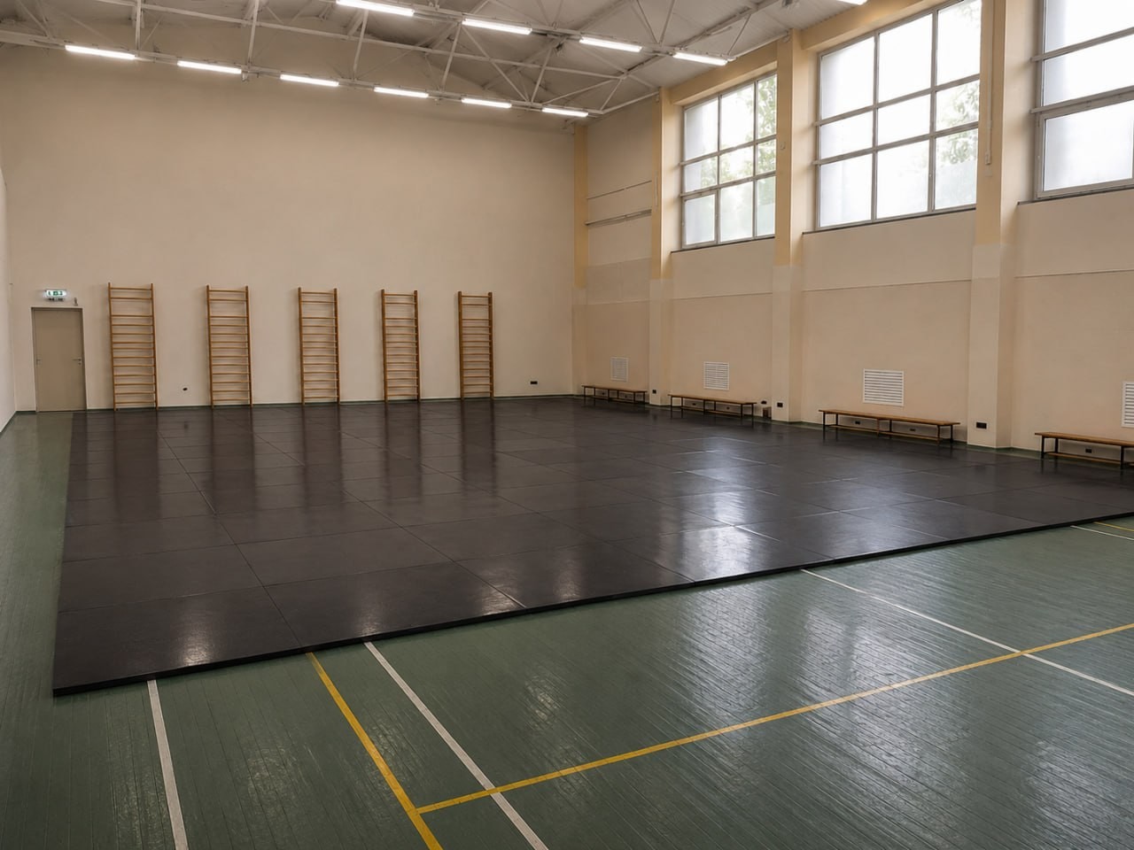 Помост для художественной гимнастики GYMSPORT RHYTHMIC с амортизаторами 13.5х13.5 для ковра 14х14