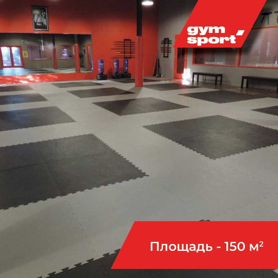 Будо-маты для татами GYMSPORT 1х1 ППЭ. Толщина 10 мм