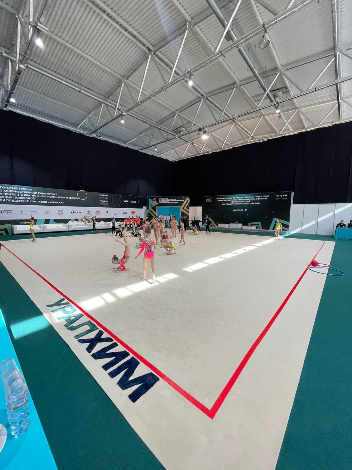 Соревновательный ковер для художественной гимнастики GYMSPORT PROF PREMIUM 14х14м