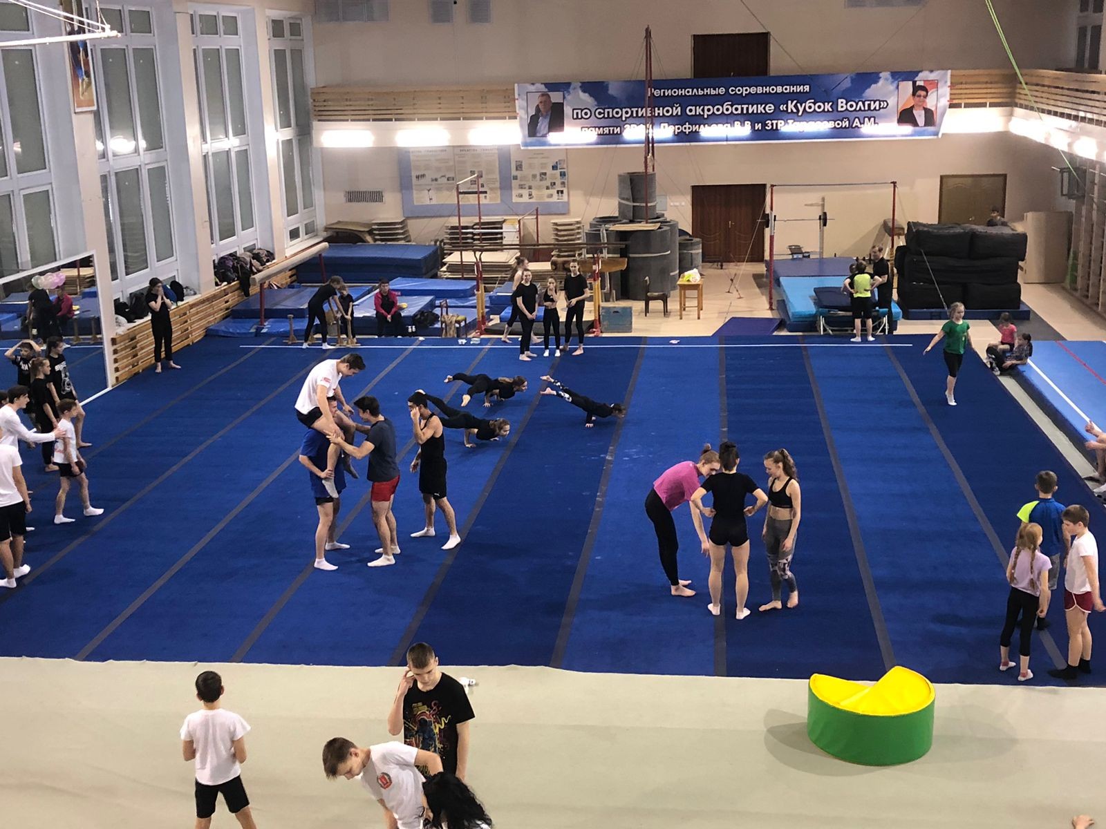 Ковер для спортивной гимнастики GYMSPORT 14x14 Толщина 36 мм